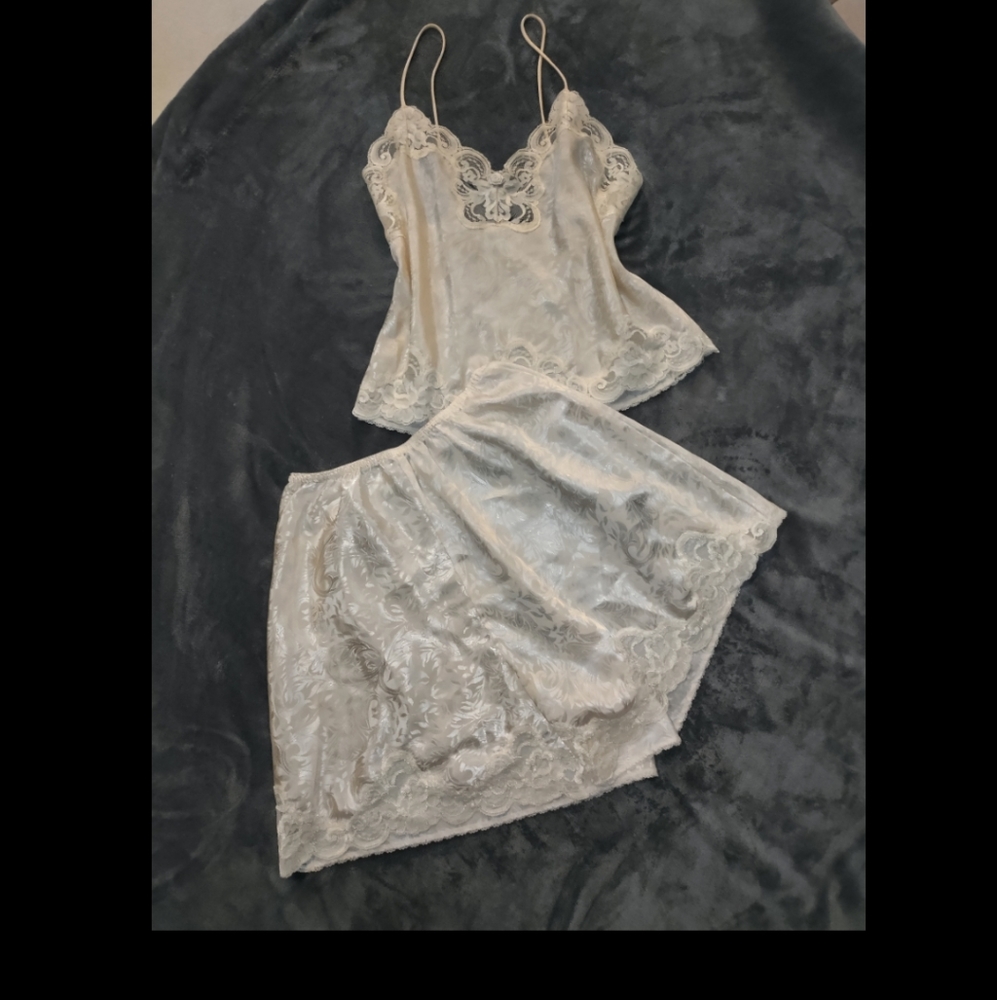 Deena vintage 80s two pieces Set  Lingerie